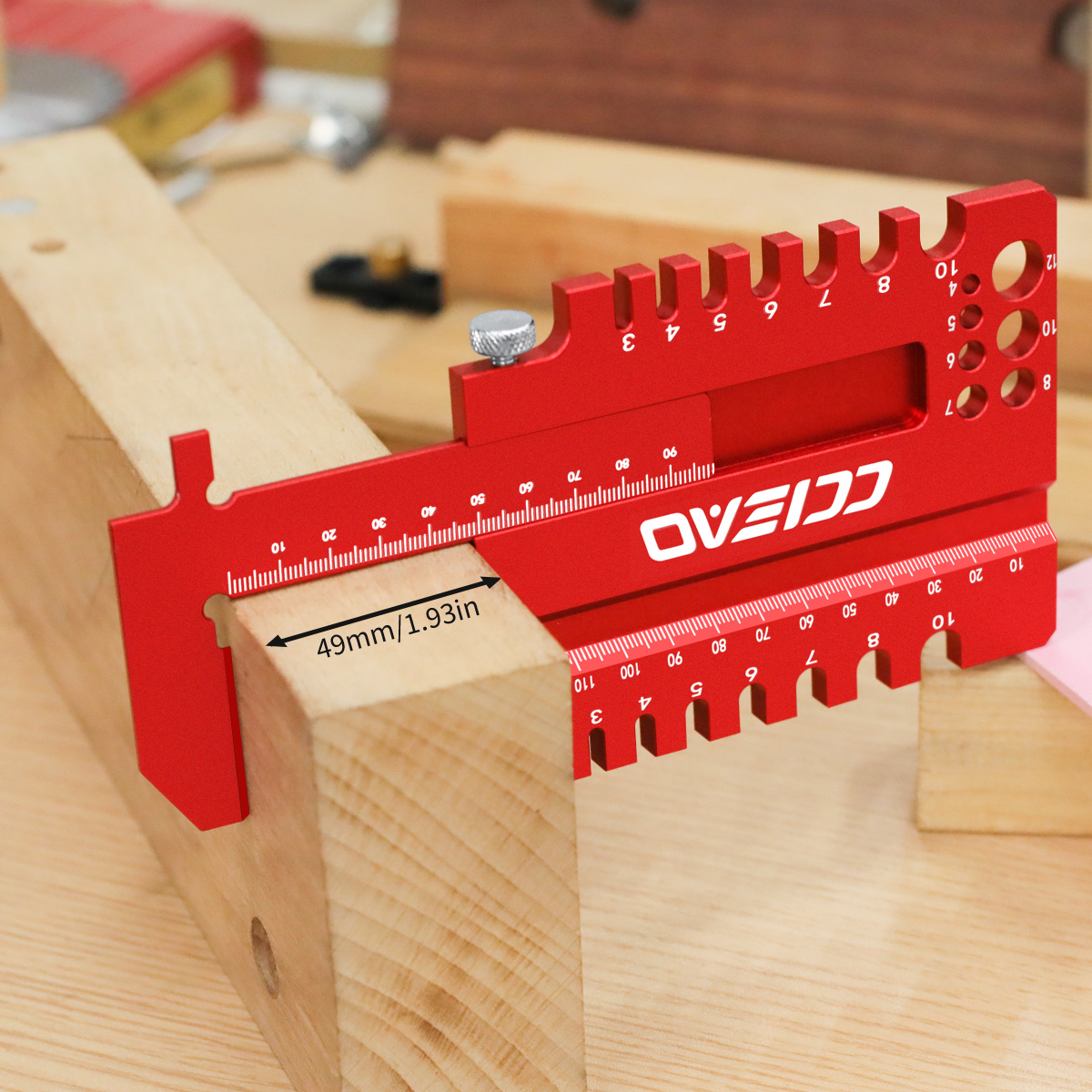 Woodworking Gauge - مسطرة قياس متعددة الوظائف للأعمال الخشبية،