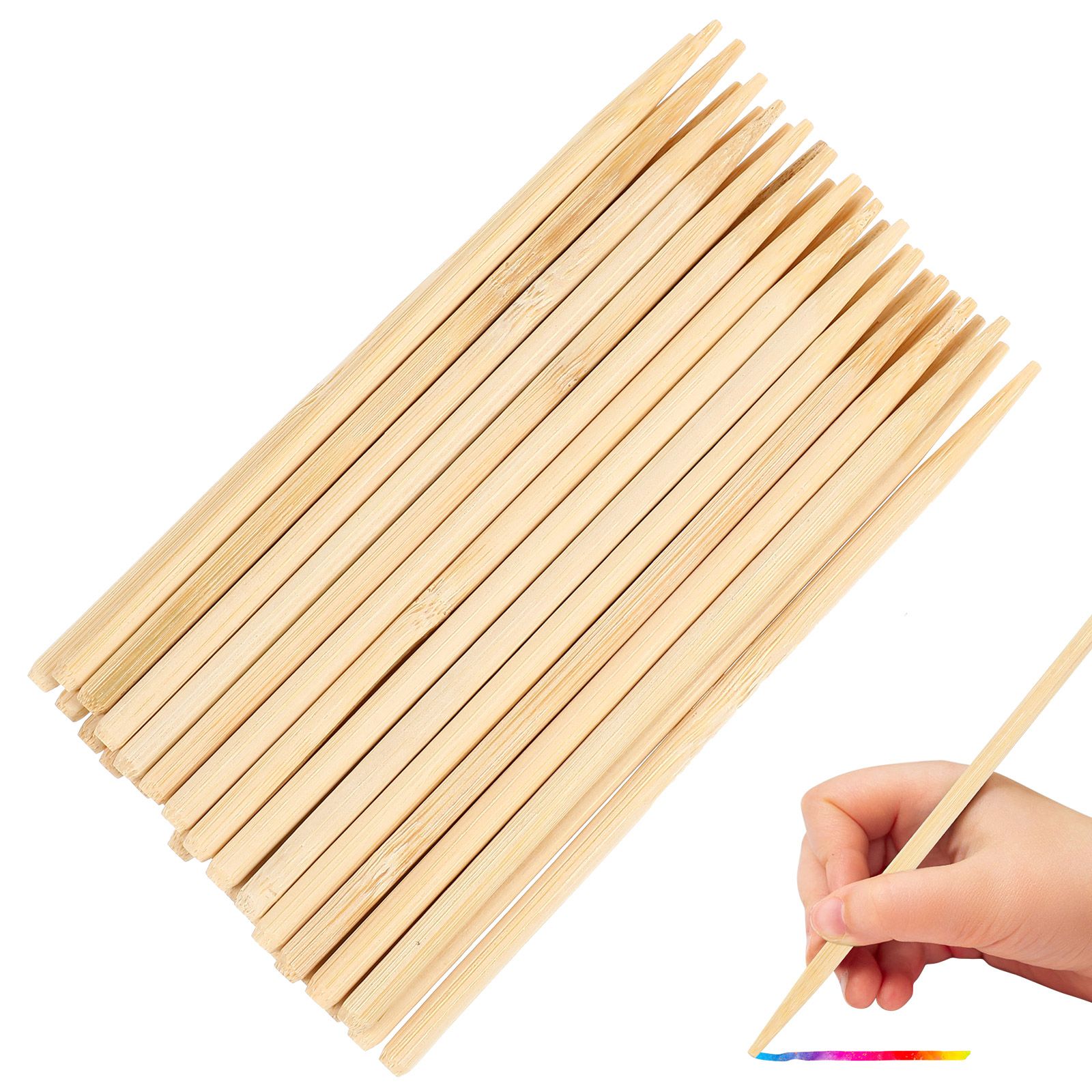 Woodworking Kids Toys - 30 قطعة من أعواد الشمع الخشبية