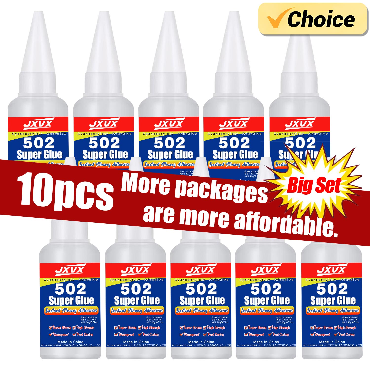 Woodworking Quick Glue - 5-10 قطعة 502 سوبر الغراء لحظة