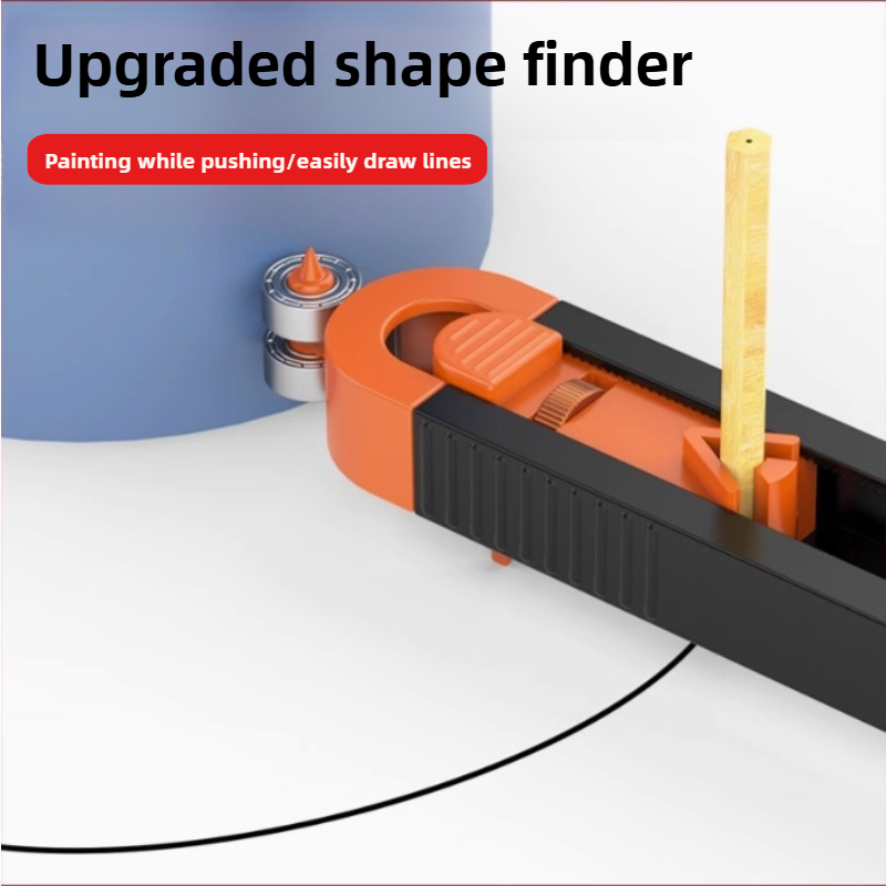 Woodworking Gauge - أداة قياس الأشكال المطورة مع بكرة