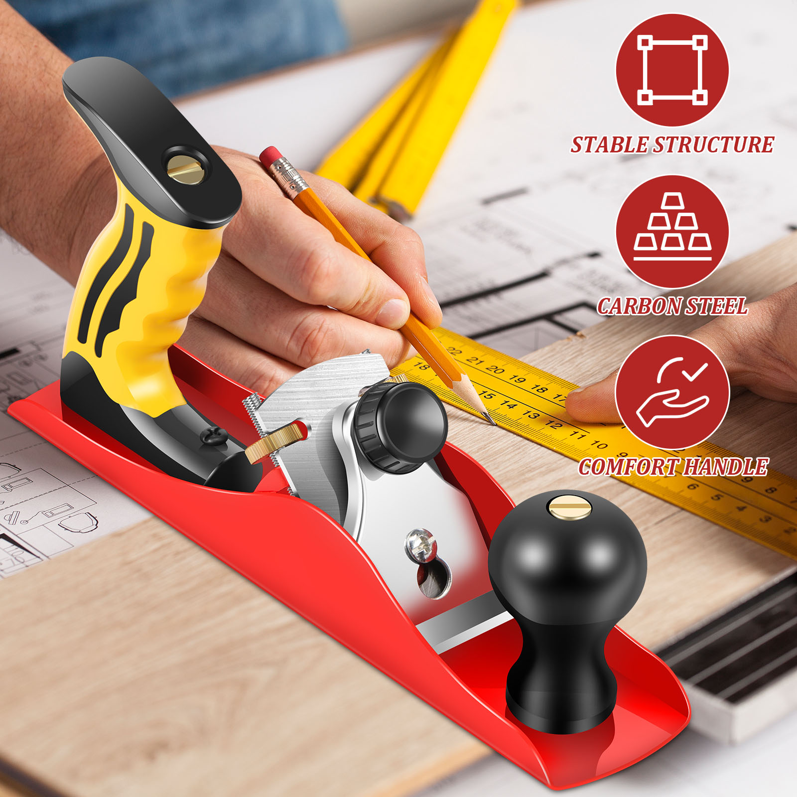الخشب اليد المسوي مجموعة أداة  - مراجعة Woodworking Shops وسعره
