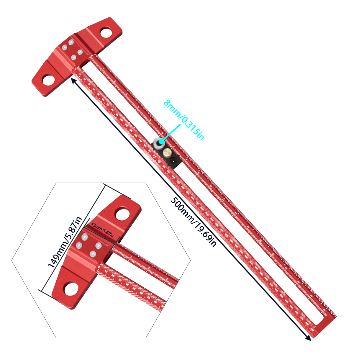 مسطرة تخطيط وتحديد للأعمال الخ - مراجعة Woodworking Gauge وسعره