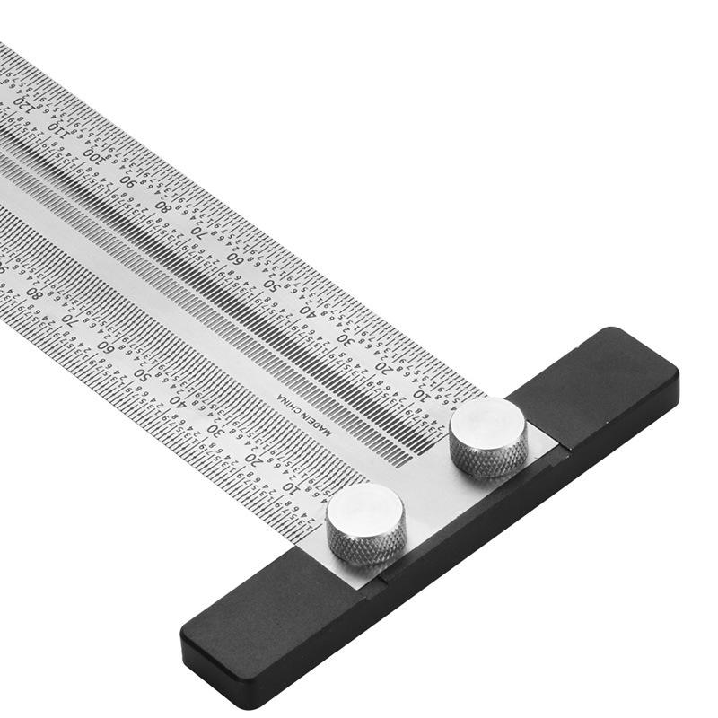 مسطرة قياس ثقوب على شكل حرف T  - مراجعة Woodworking Gauge وسعره