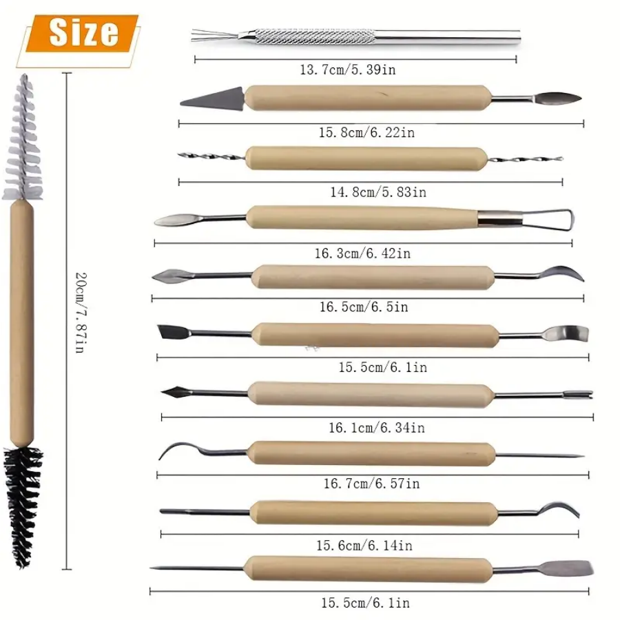 مجموعة أدوات نحت وتشكيل الطين  - مراجعة Wood Chisel Set وسعره