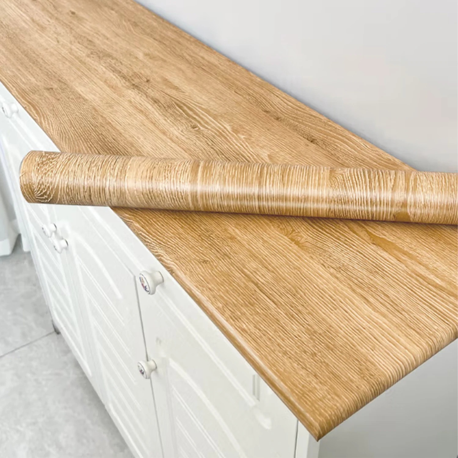 1 لفة من ورق الحائط ذاتي اللصق - مراجعة Woodworking Oil Finish وسعره
