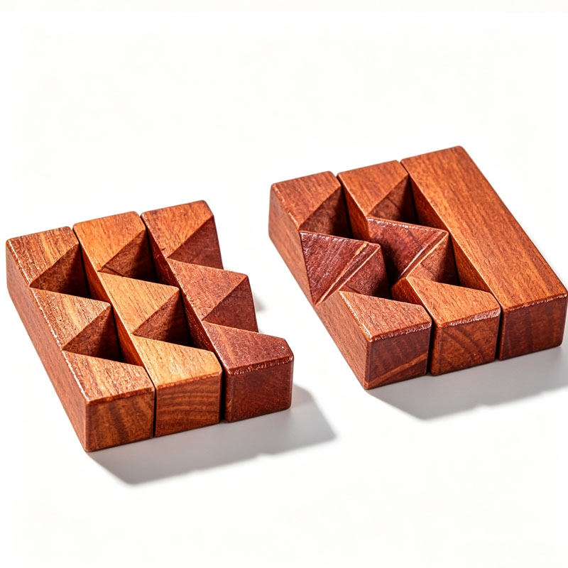 لعبة ألغاز خشبية لتدريب الذكاء - مراجعة Woodworking Kids Toys وسعره
