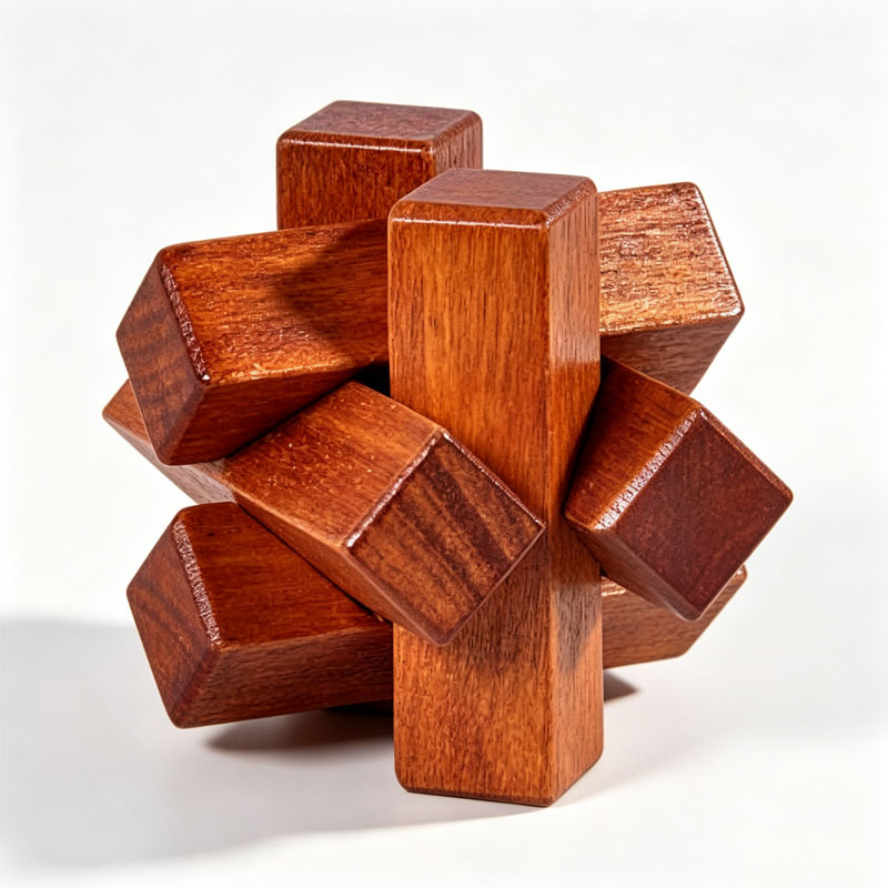 لعبة ألغاز خشبية لتدريب الذكاء - مراجعة Woodworking Kids Toys وسعره