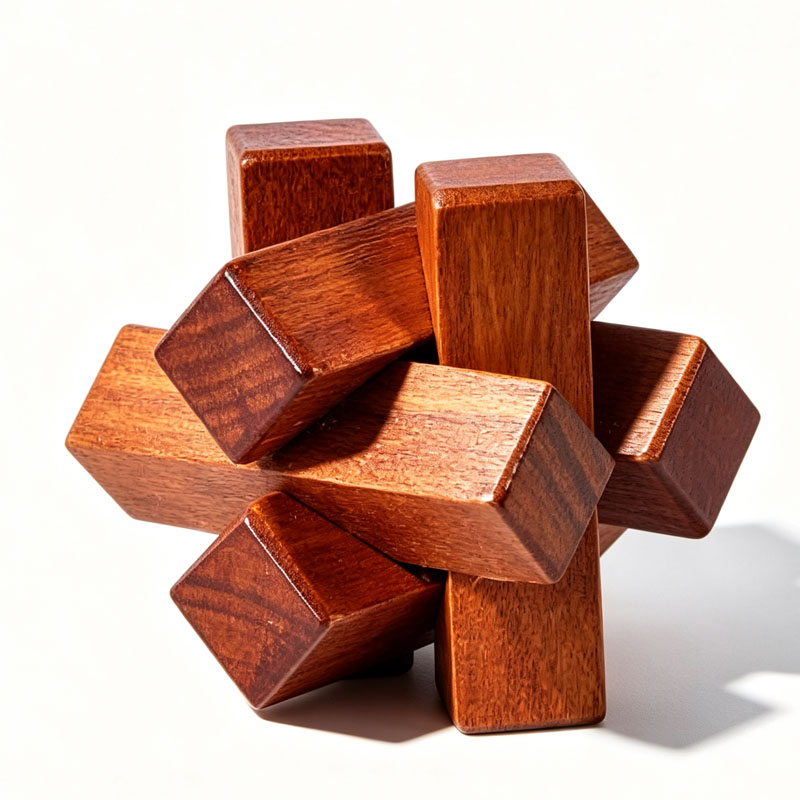 لعبة ألغاز خشبية لتدريب الذكاء - مراجعة Woodworking Kids Toys وسعره