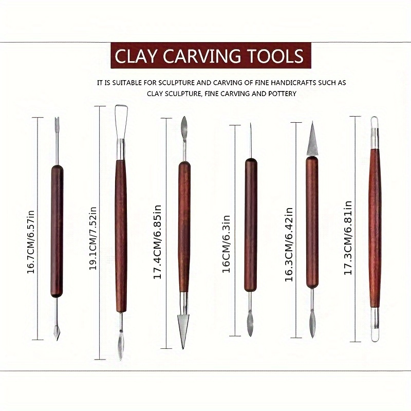6 قطعة أداة النحت الفخار الخشب - مراجعة Wood Chisel Set وسعره