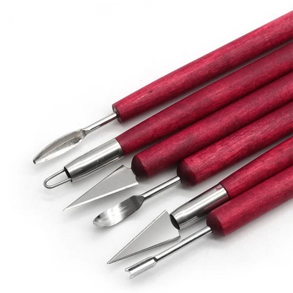 6 قطعة أداة النحت الفخار الخشب - مراجعة Wood Chisel Set وسعره