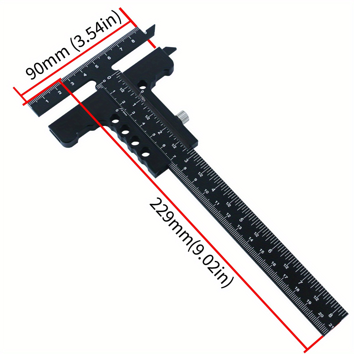 أداة قياس وتحديد على شكل حرف T - مراجعة Woodworking Gauge وسعره