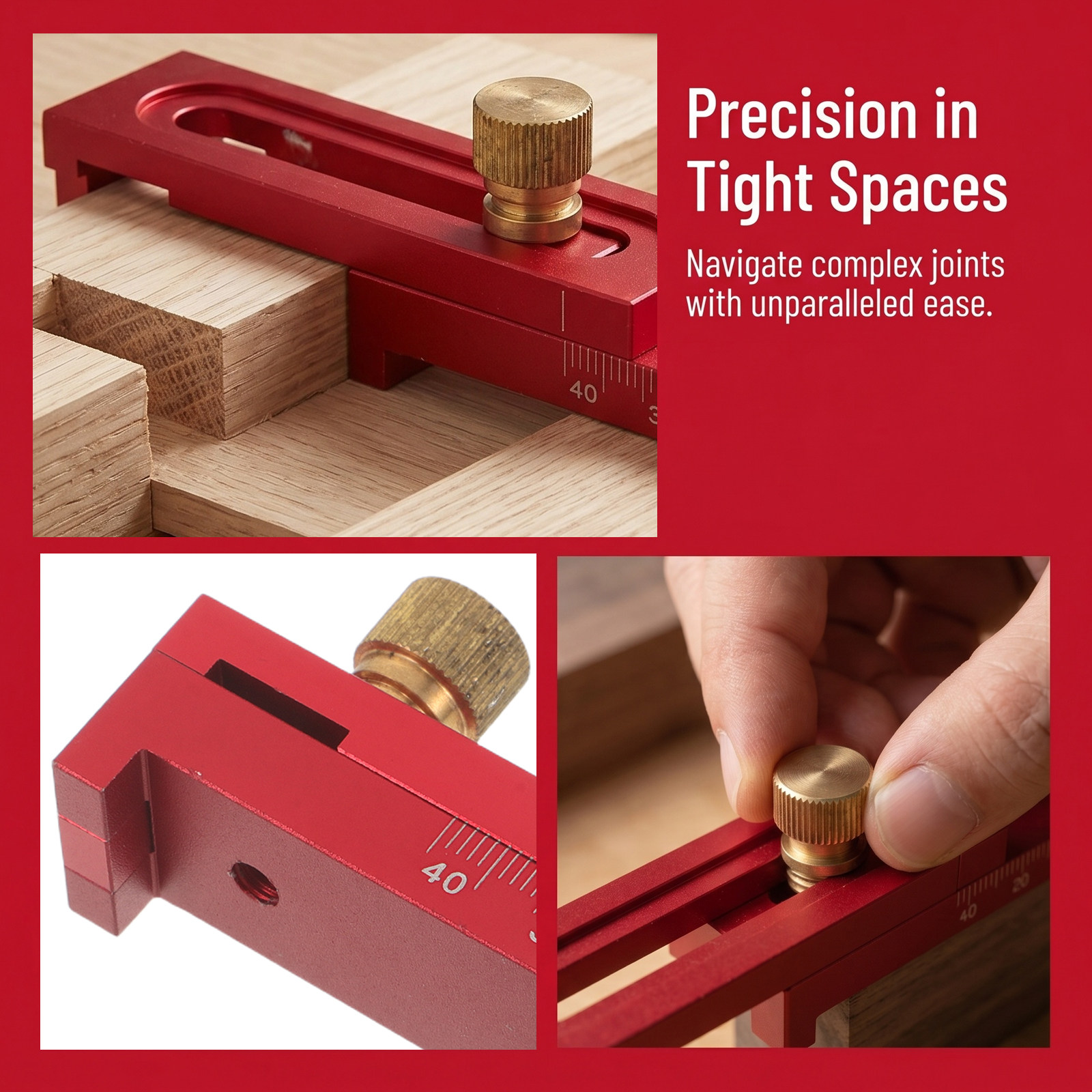 مسطرة قياس لأعمال النجارة 5-40 - مراجعة Woodworking Gauge وسعره