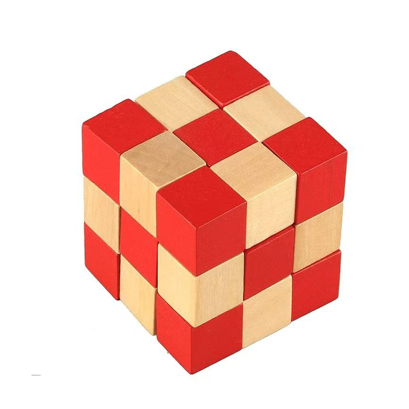 لغز مكعب الأفعى الخشبي لتدريب  - مراجعة Woodworking Game وسعره