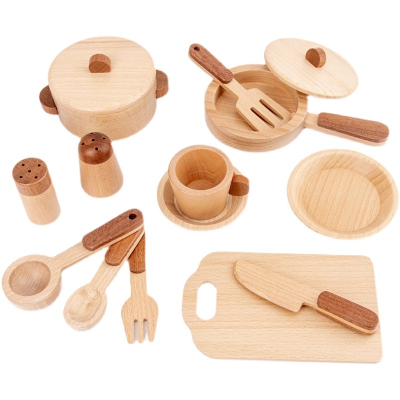 مجموعة ألعاب مطبخ خشبية للأطفا - مراجعة Woodworking Kids Toys وسعره