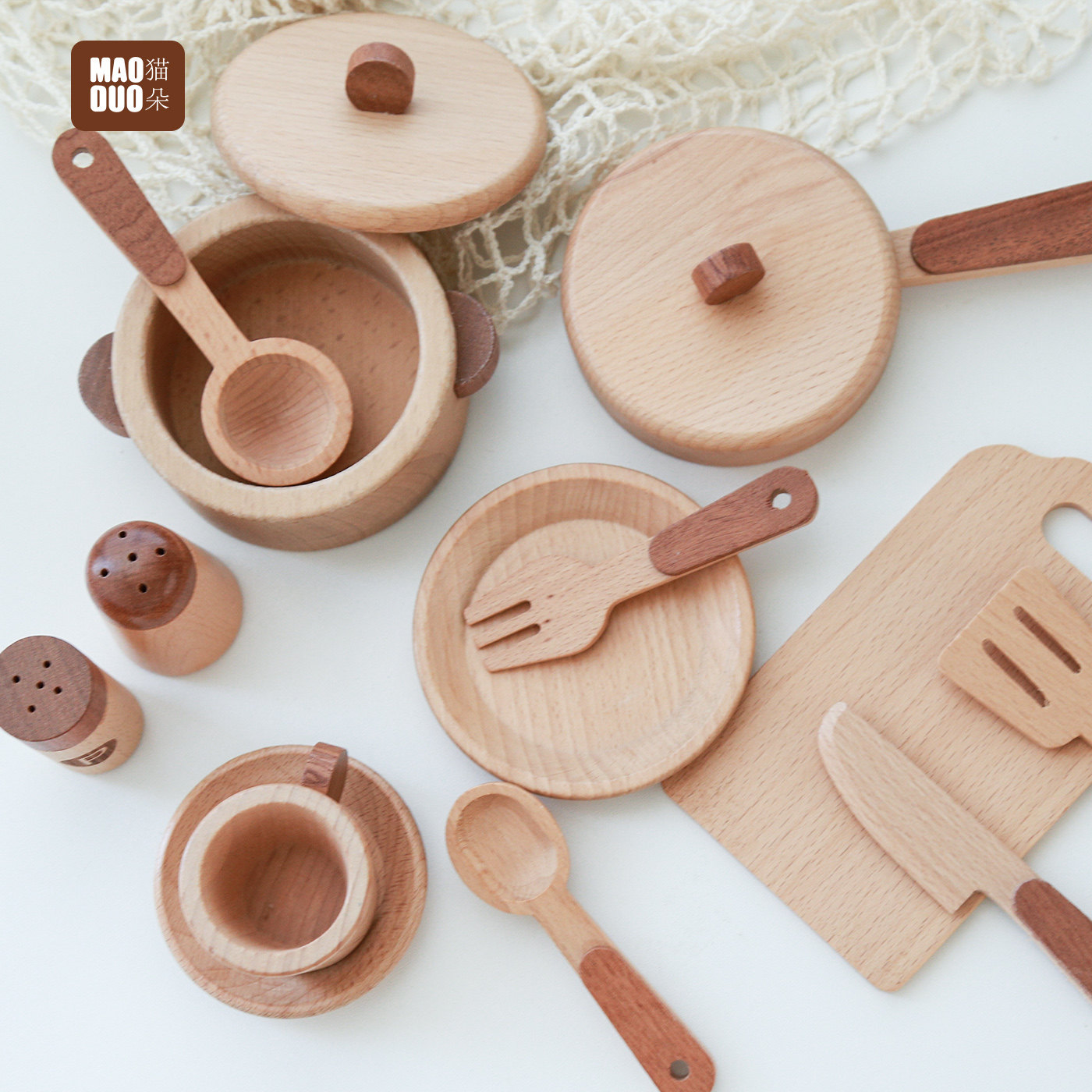 مجموعة ألعاب مطبخ خشبية للأطفا - مراجعة Woodworking Kids Toys وسعره