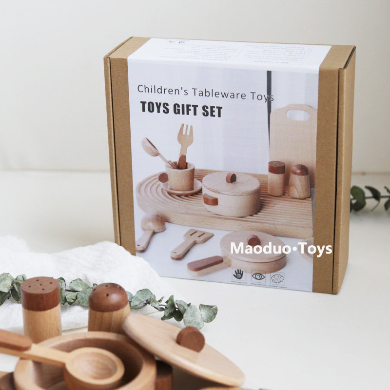 مجموعة ألعاب مطبخ خشبية للأطفا - مراجعة Woodworking Kids Toys وسعره