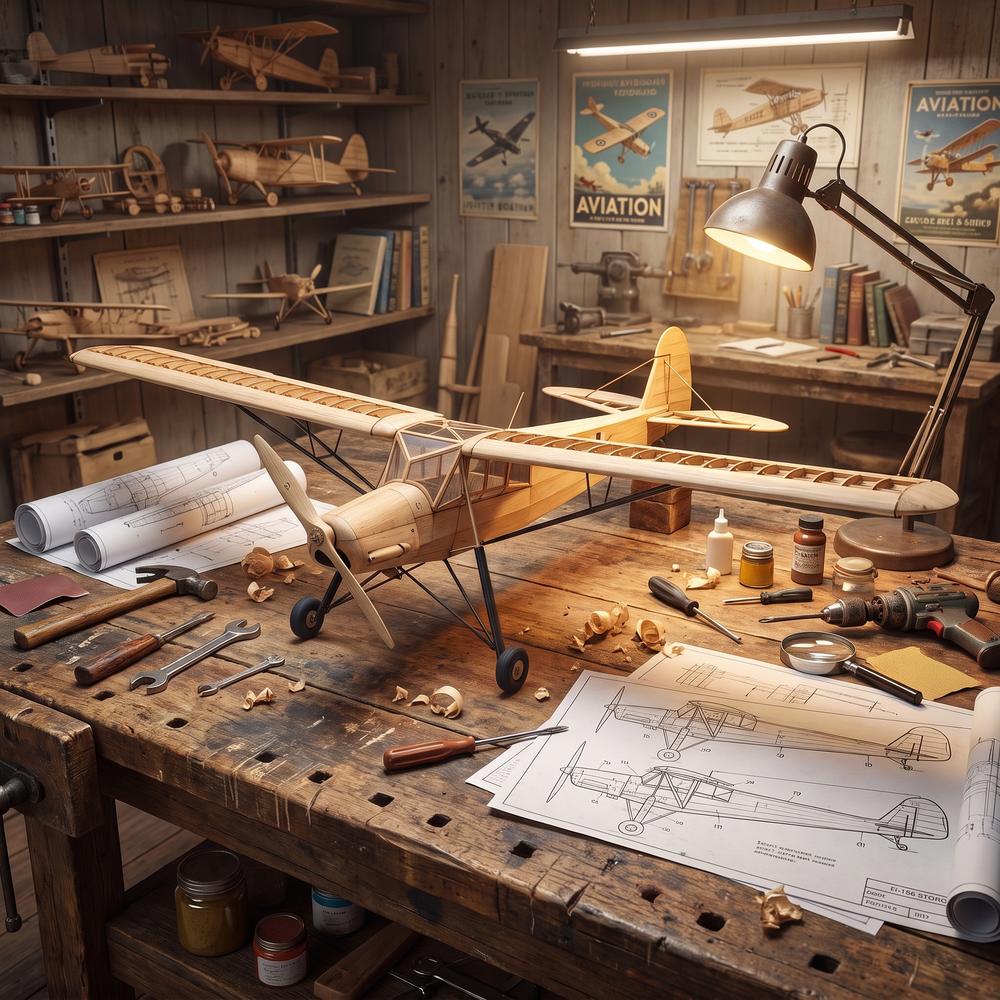 طقم نموذج طائرة FI-156 بطول 50 - مراجعة Woodworking Diy Projects وسعره