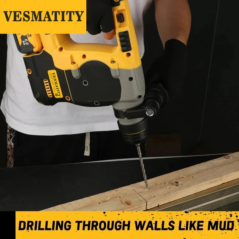 مثقاب دوار MAX بدون فرشاة SDS- - مراجعة Woodworking Hammer وسعره