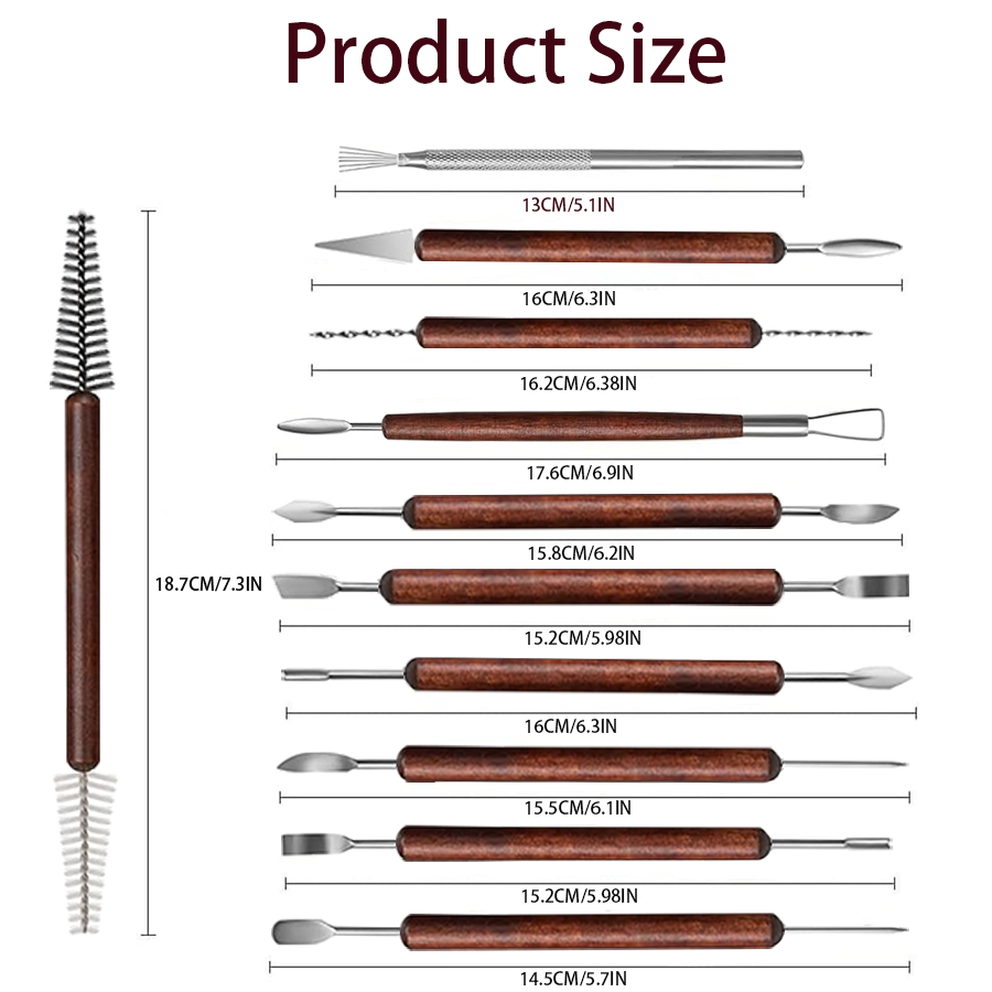 25/40 قطعة من أدوات نحت الفخار - مراجعة Wood Chisel Set وسعره