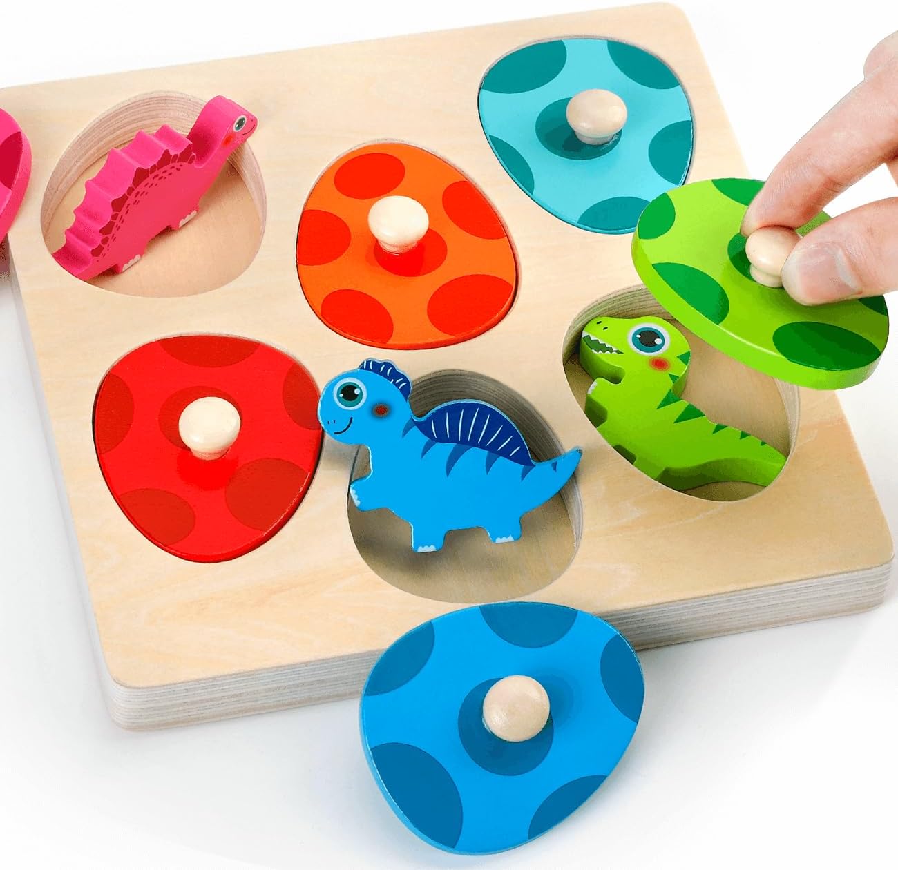 خشبية ديناصور بازل قطع اللعب م - مراجعة Woodworking Game وسعره
